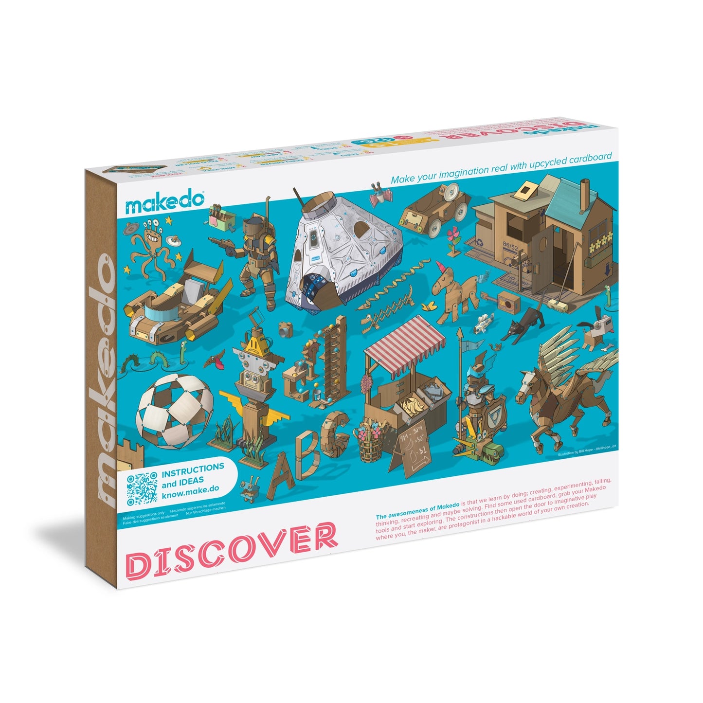 Makedo Cardboard Construction Kit - Discover Edition