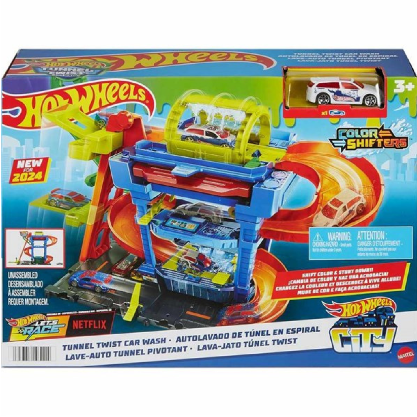 Hot Wheels City Car Wash Playset