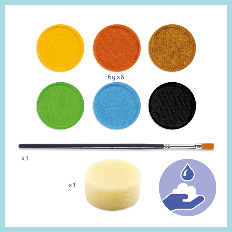 Face Paint Art Palette (6 Colours)