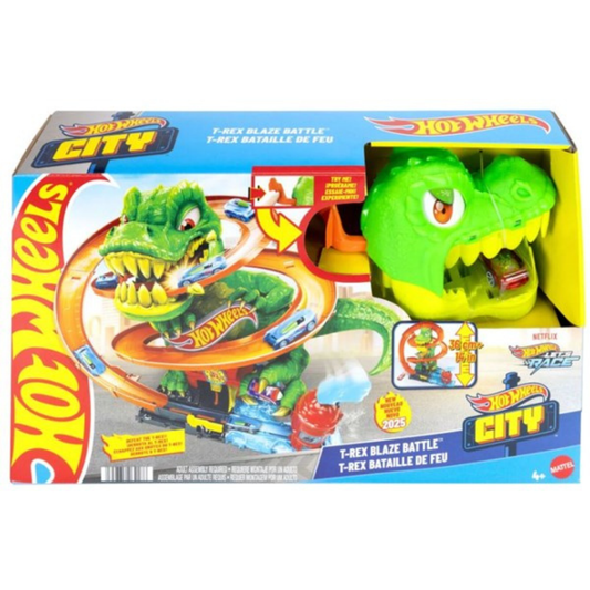 Hot Wheels City T-Rex Blaze Battle