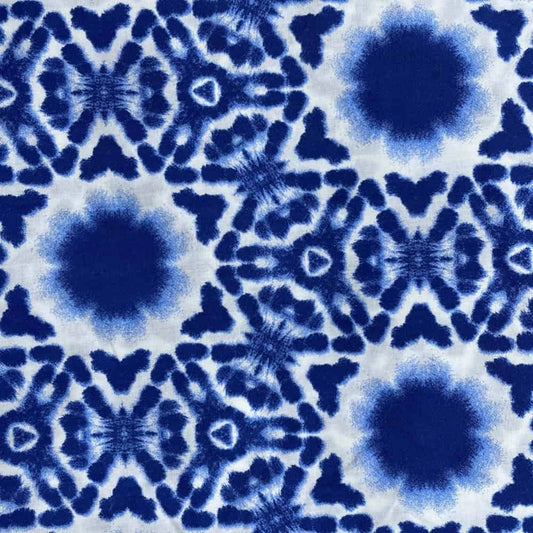 Fabric Gift Wrap - Furoshiki Indigo Kumo Shibori 55 x 55cm