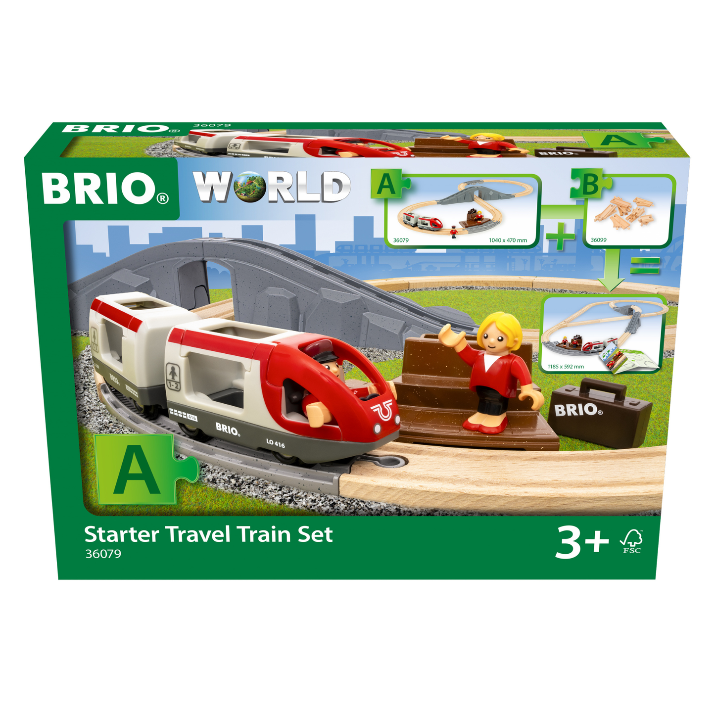 BRIO - Starter Travel Train Set 22 pieces