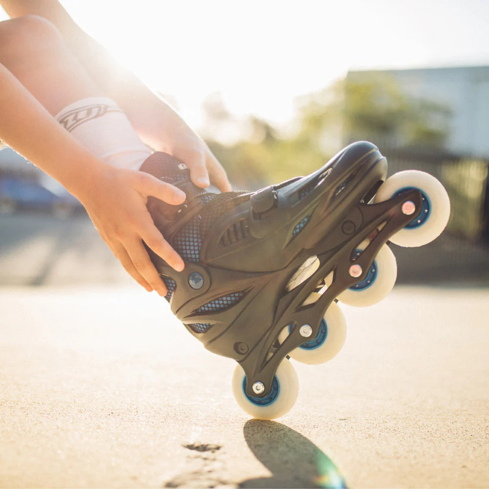 Crazy Skates 148 Inline Skates (Black & Purple Glitter)