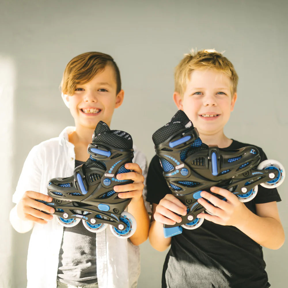 Crazy Skates 148 Inline Skates (Black & Purple Glitter)