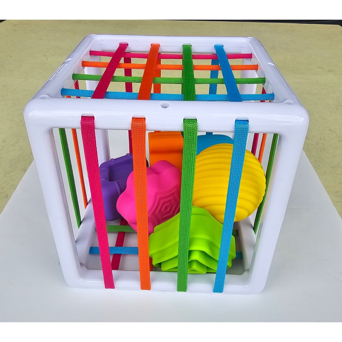 Fat Brain Toys InnyBin Sensory Shape Cube (Second Play)