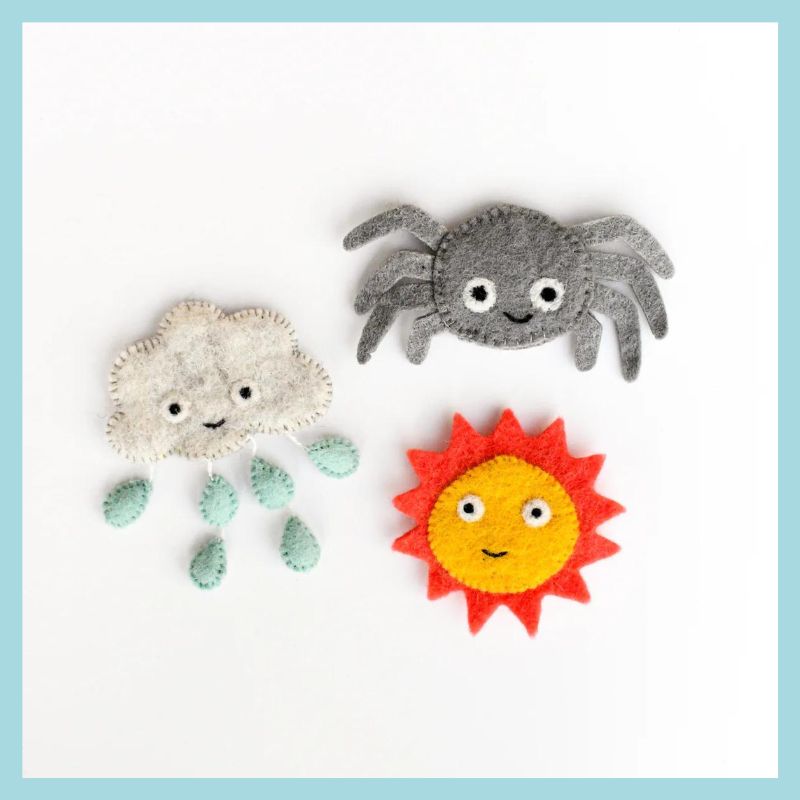Finger Puppets | Itsy Bitsy Spider