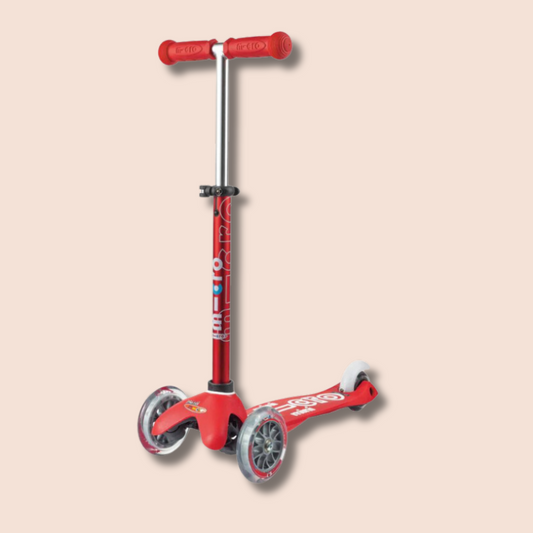 Mini Micro Deluxe 3 Wheel Scooter | Red (2-5 Years)