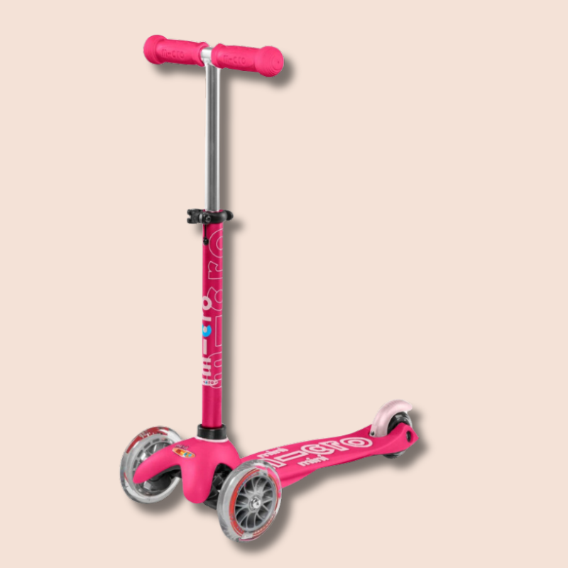 Mini Micro Deluxe 3 Wheel Scooter | Pink (2-5 Years)