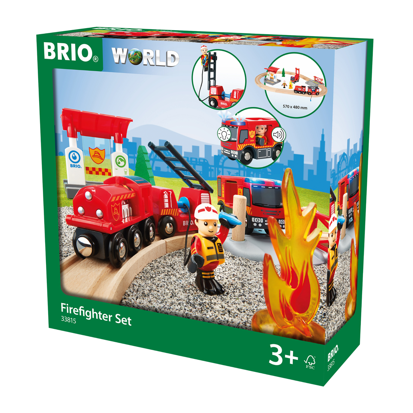 BRIO - Firefighter Set (18 pieces)
