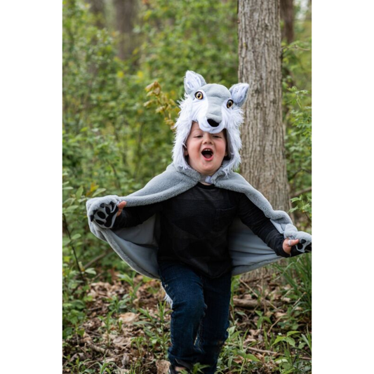 Woodland Storybook Wolf Cape Size 4-6