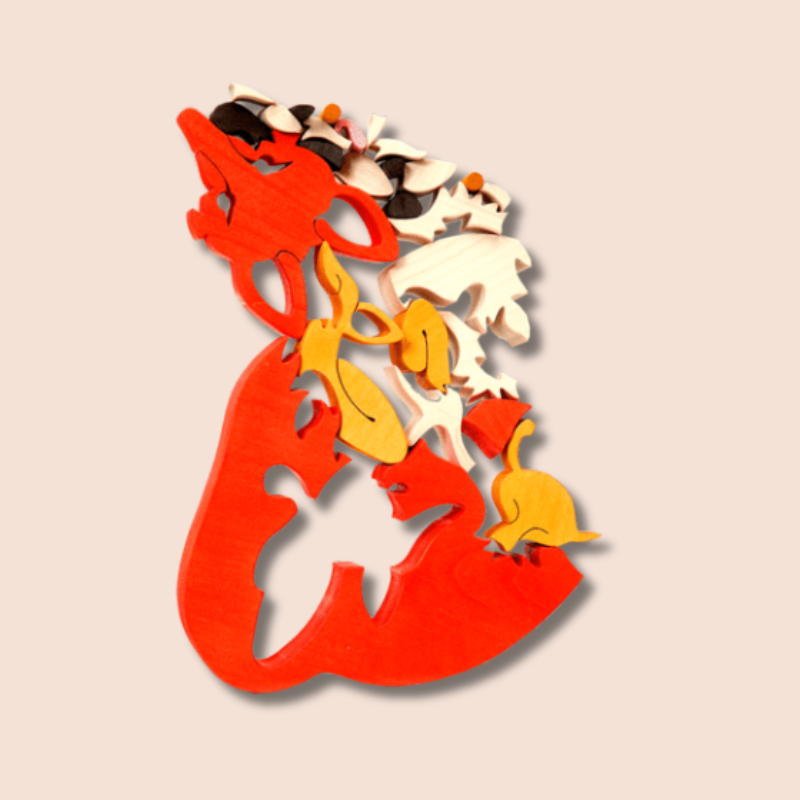 Fox Wood Puzzle