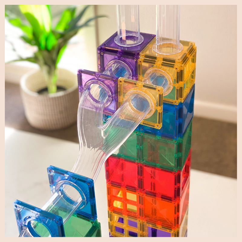 Connetix Rainbow Ball Run Pack (92 Pieces)