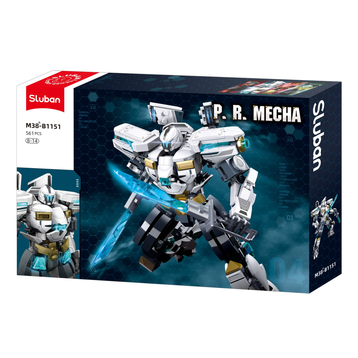 P.R. Mecha - Blue (561 pcs)