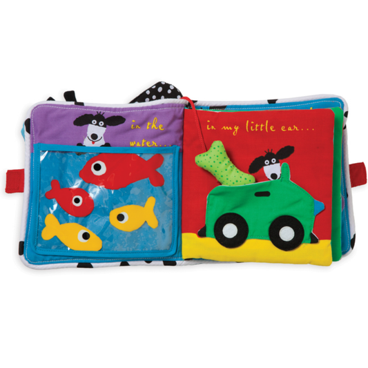 Where's the Bone? Fabric Book