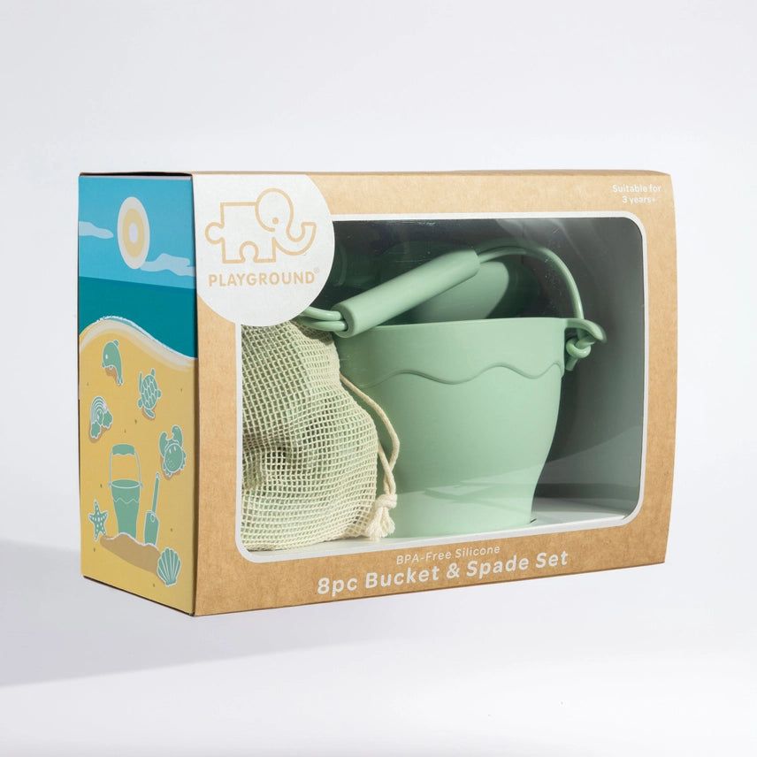 8pc Silicone Bucket Set