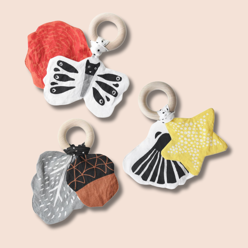 Crinkle Teether Toy