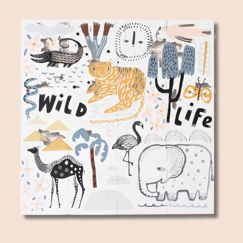 Wild Life Floor Puzzle (24 Pieces)