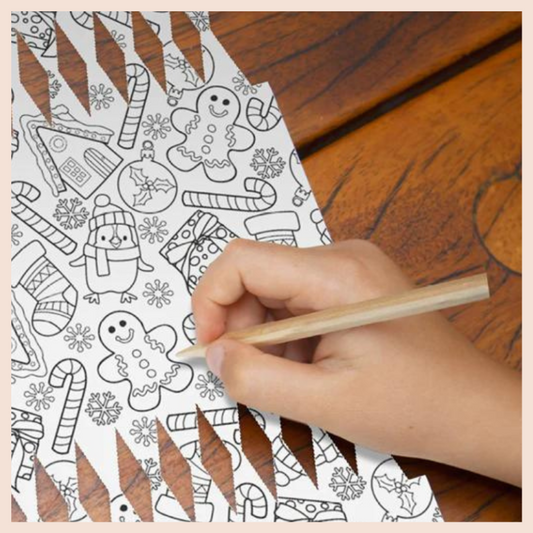 Colour Me DIY Christmas Crackers (Set of 6)