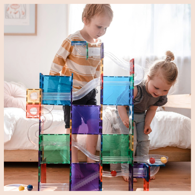 Connetix Rainbow Ball Run Pack (92 Pieces)