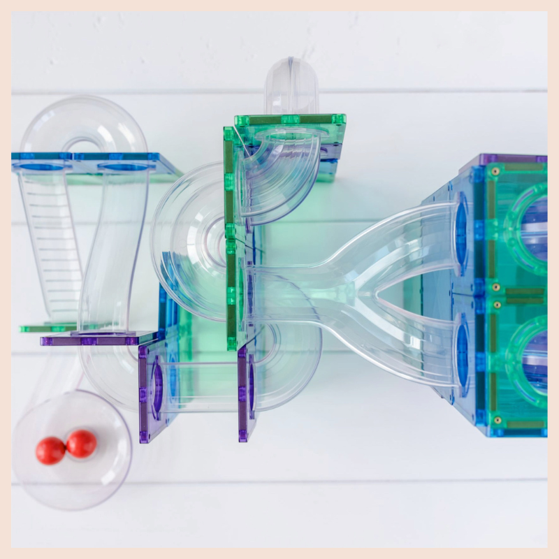 Connetix Rainbow Ball Run Pack (92 Pieces)