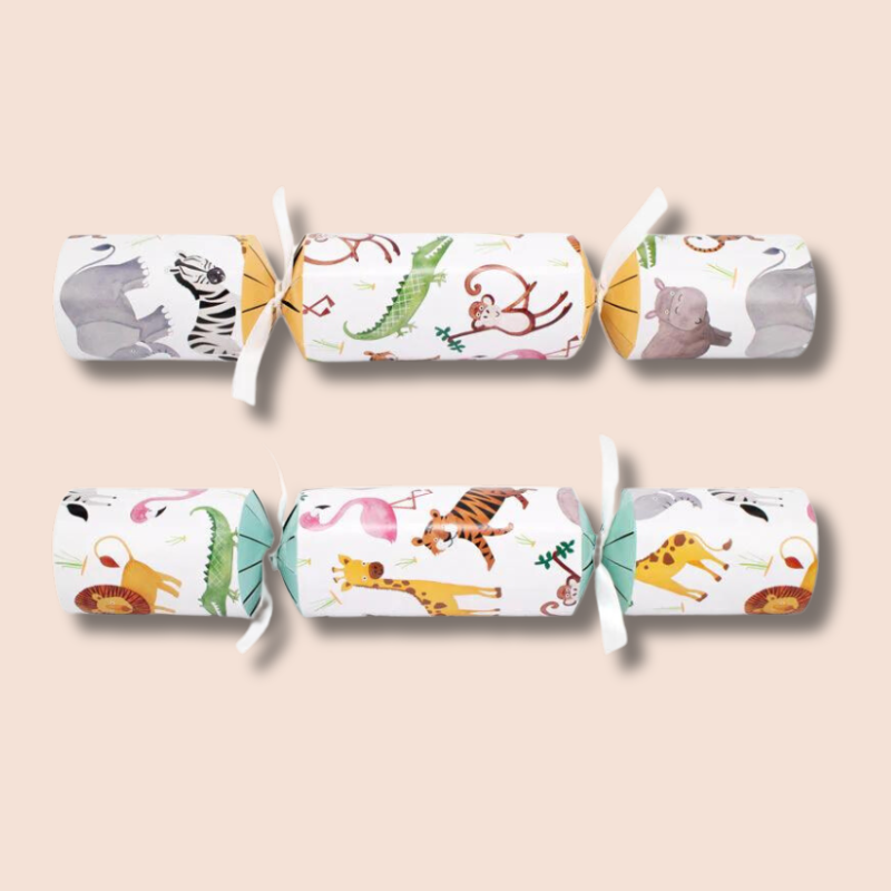 Safari Snap Christmas Crackers (6 Pack)