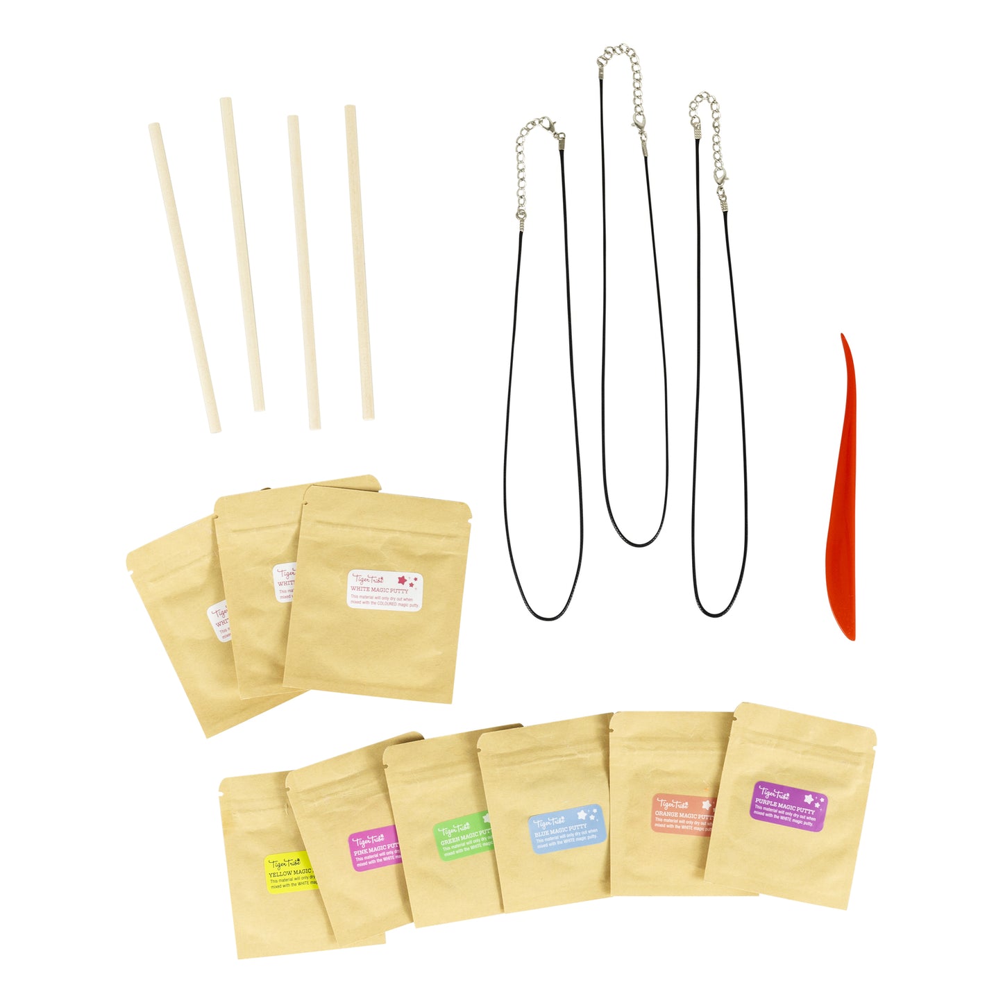 Jewellery Design Kit - Twisty Bead Necklaces