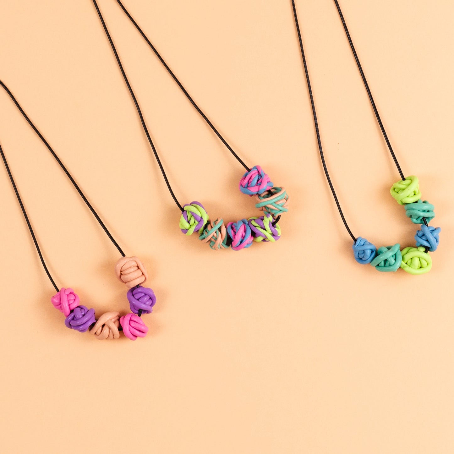 Jewellery Design Kit - Twisty Bead Necklaces