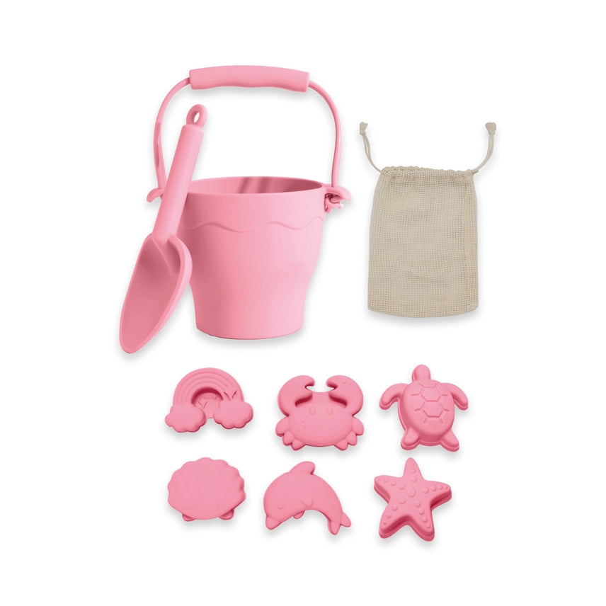 8pc Silicone Bucket Set