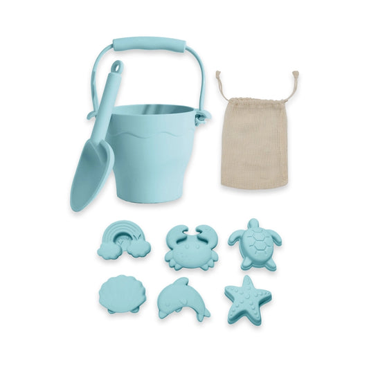 8pc Silicone Bucket Set