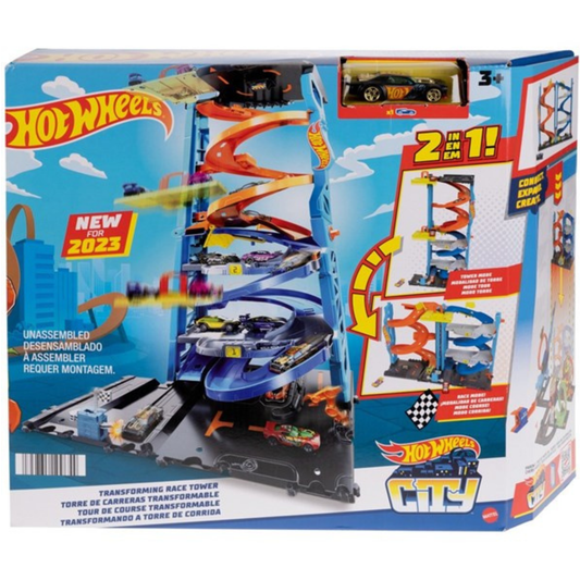 Hot Wheels City Transforming Race Tower