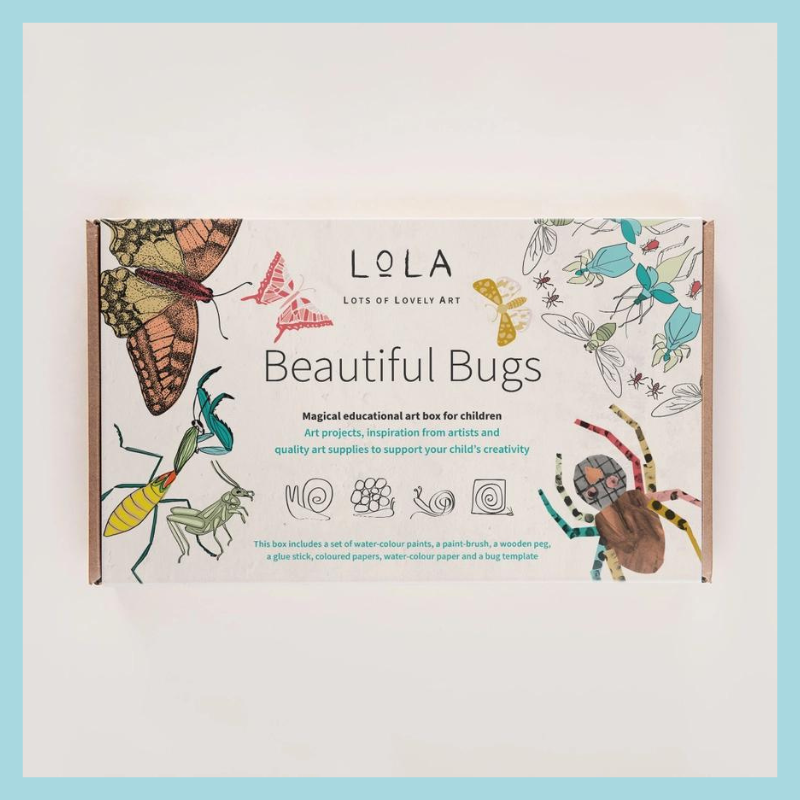 LOLA Art Box for Children | Beautiful Bugs