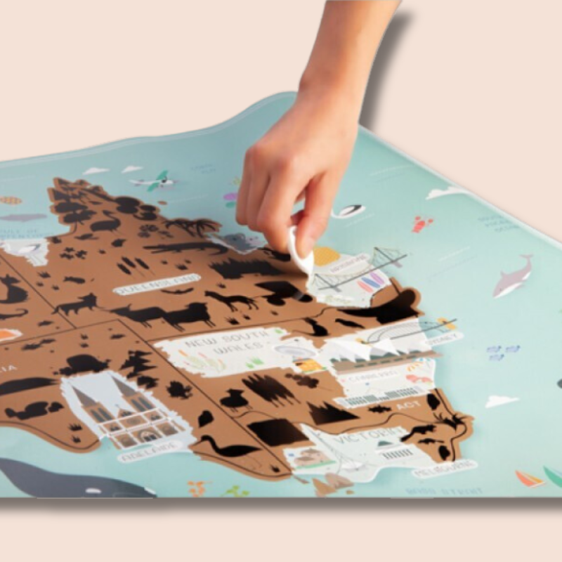 Scratch Me Away Australia Map