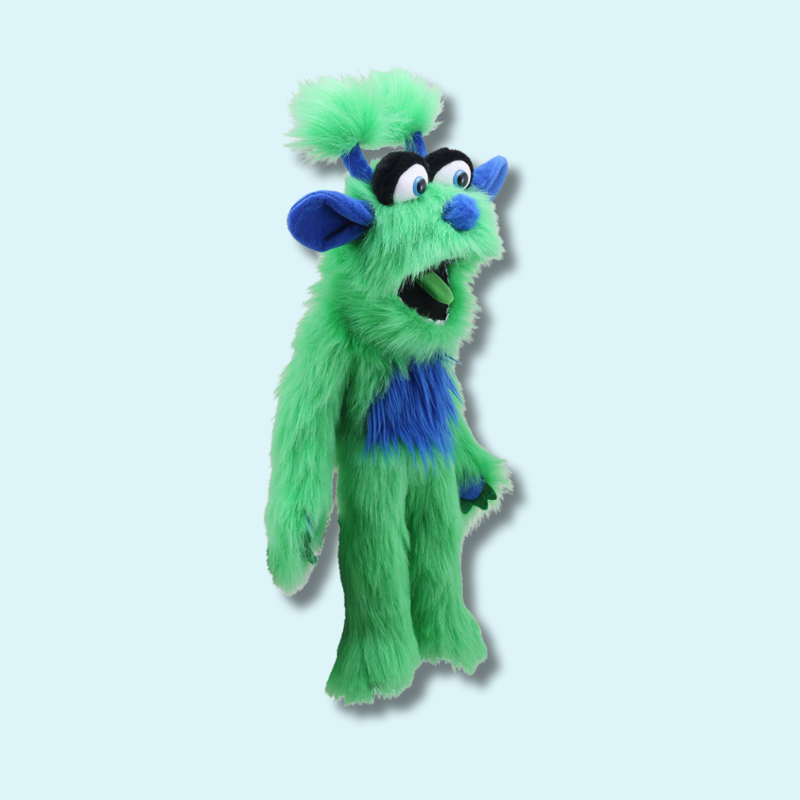 Hand Puppet | Clover The Green Monster