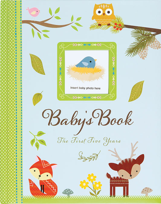 Baby's Book - The First 5 Years - Woodland Friends