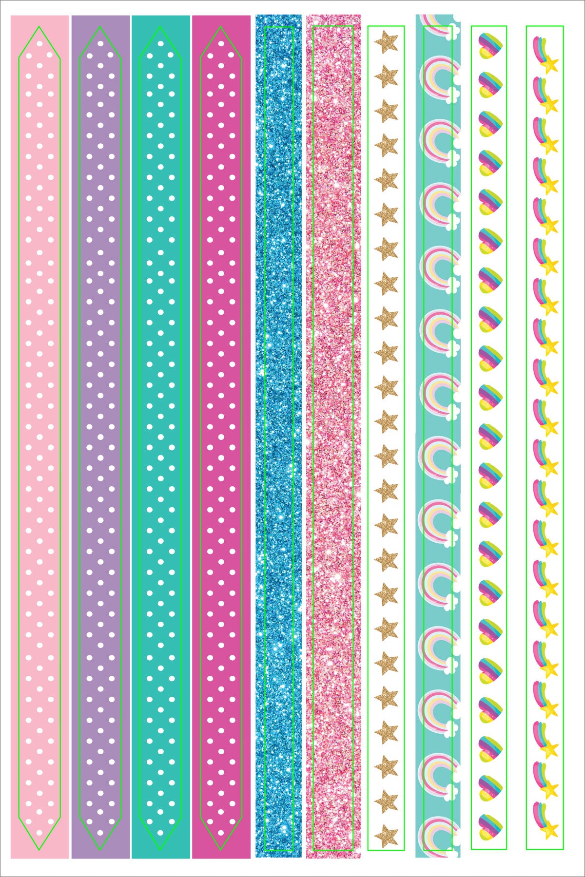 Unicorn notebook, sticker and pen bundle