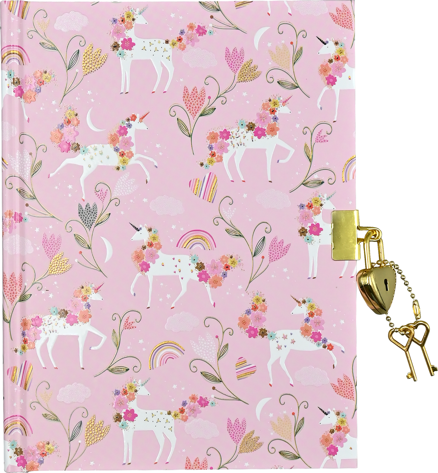 Unicorn notebook, sticker and pen bundle