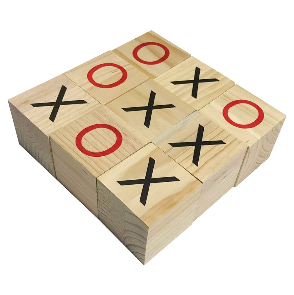 Wooden Tic Tac Toe Blocks