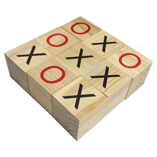 Wooden Tic Tac Toe Blocks