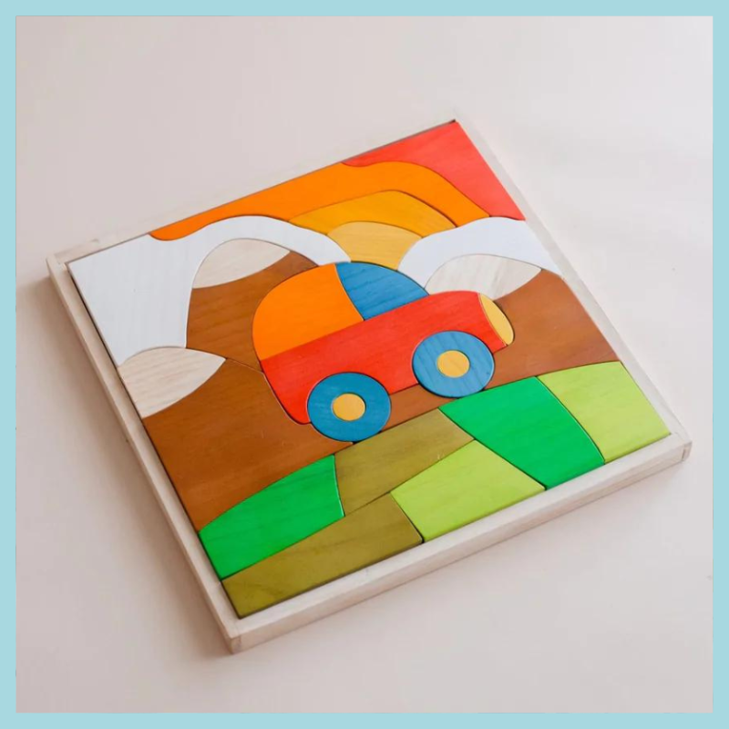 Car Puzzle & Play Set