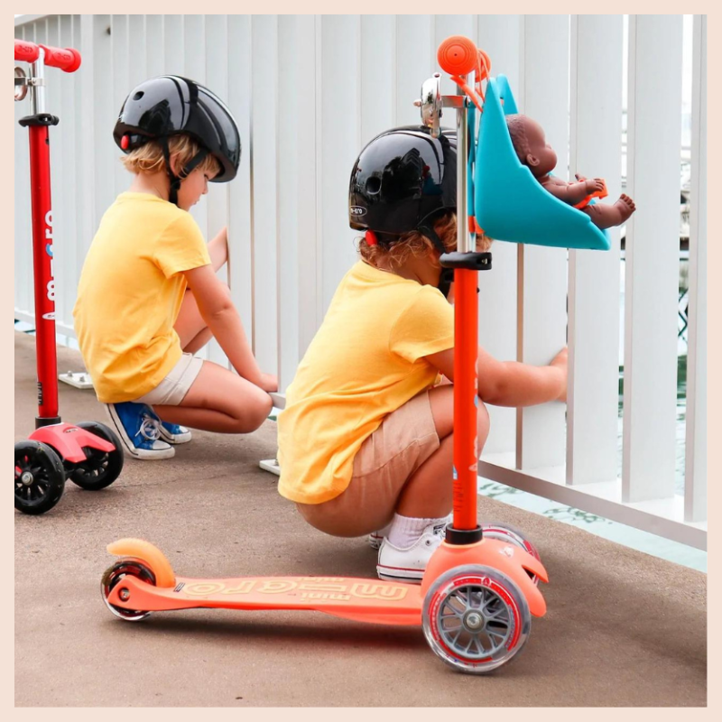 Mini Micro Deluxe 3 Wheel Scooter | Orange (2-5 Years)