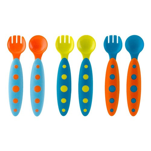 Modware Toddler Utensils 6pack Teal