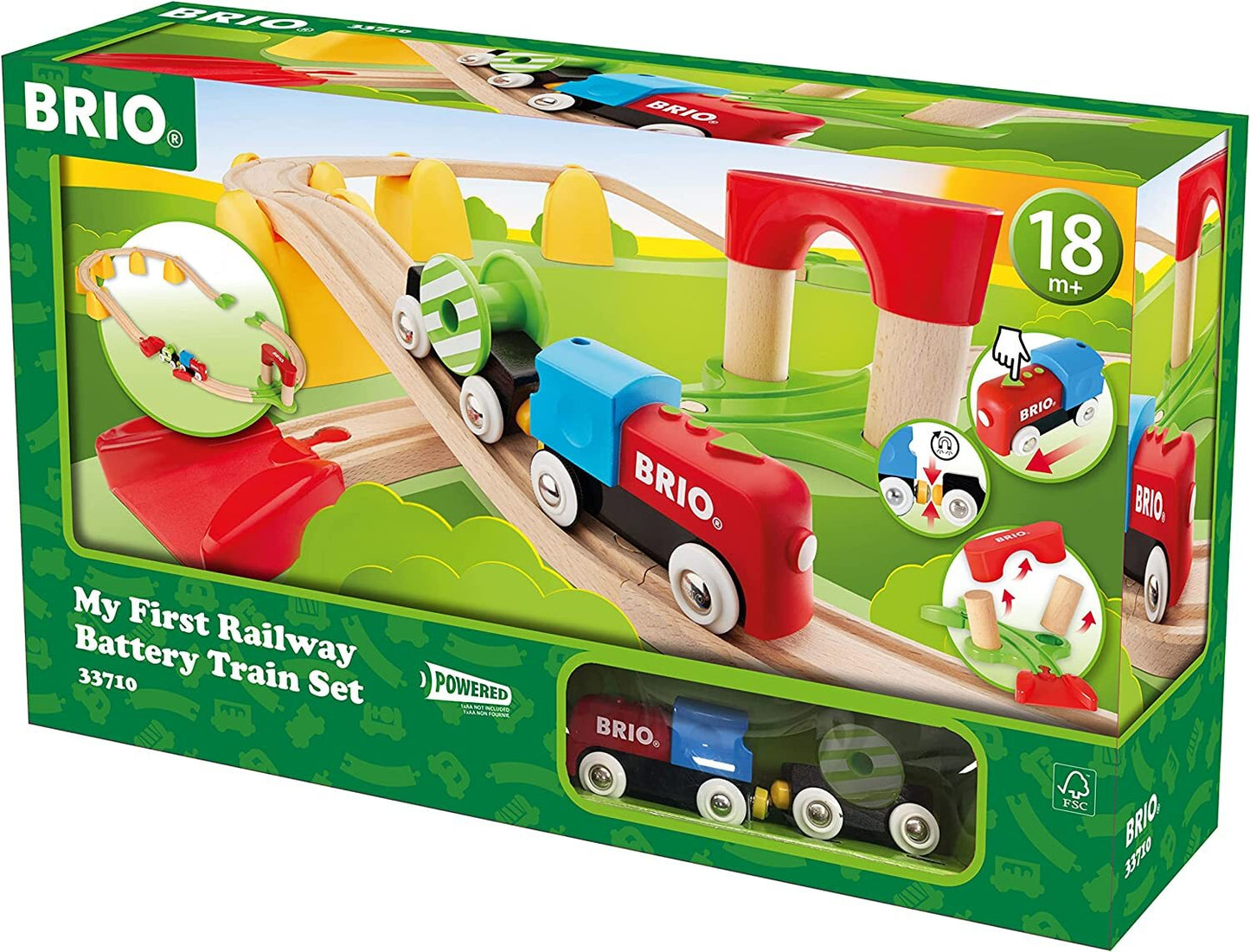 Brio My First Battery Operated Railway - Train Set - 25 pieces