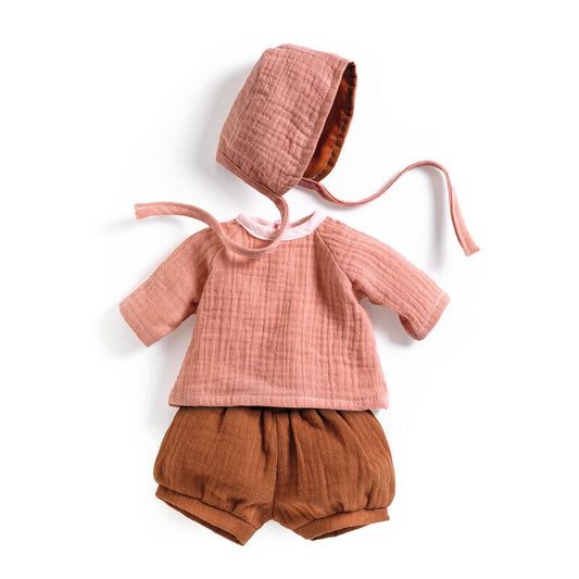 Baby Pomea Peach 3-Piece Doll's Outfit
