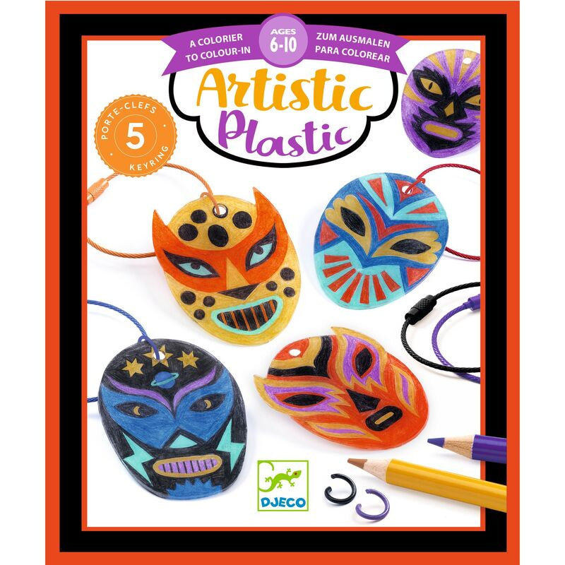 Artistic Plastic Wrestler Keychains