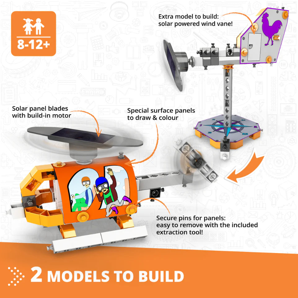 Engino Academy of STEAM – Solar Helicopter Engineering Kit