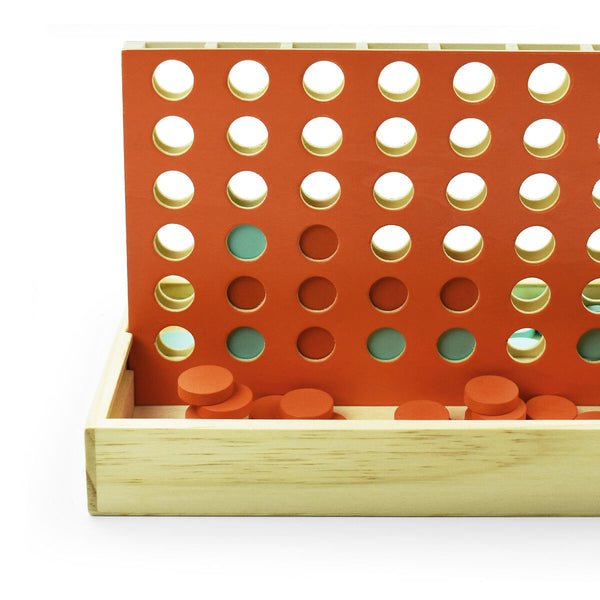 Wooden 4-In-A-Row