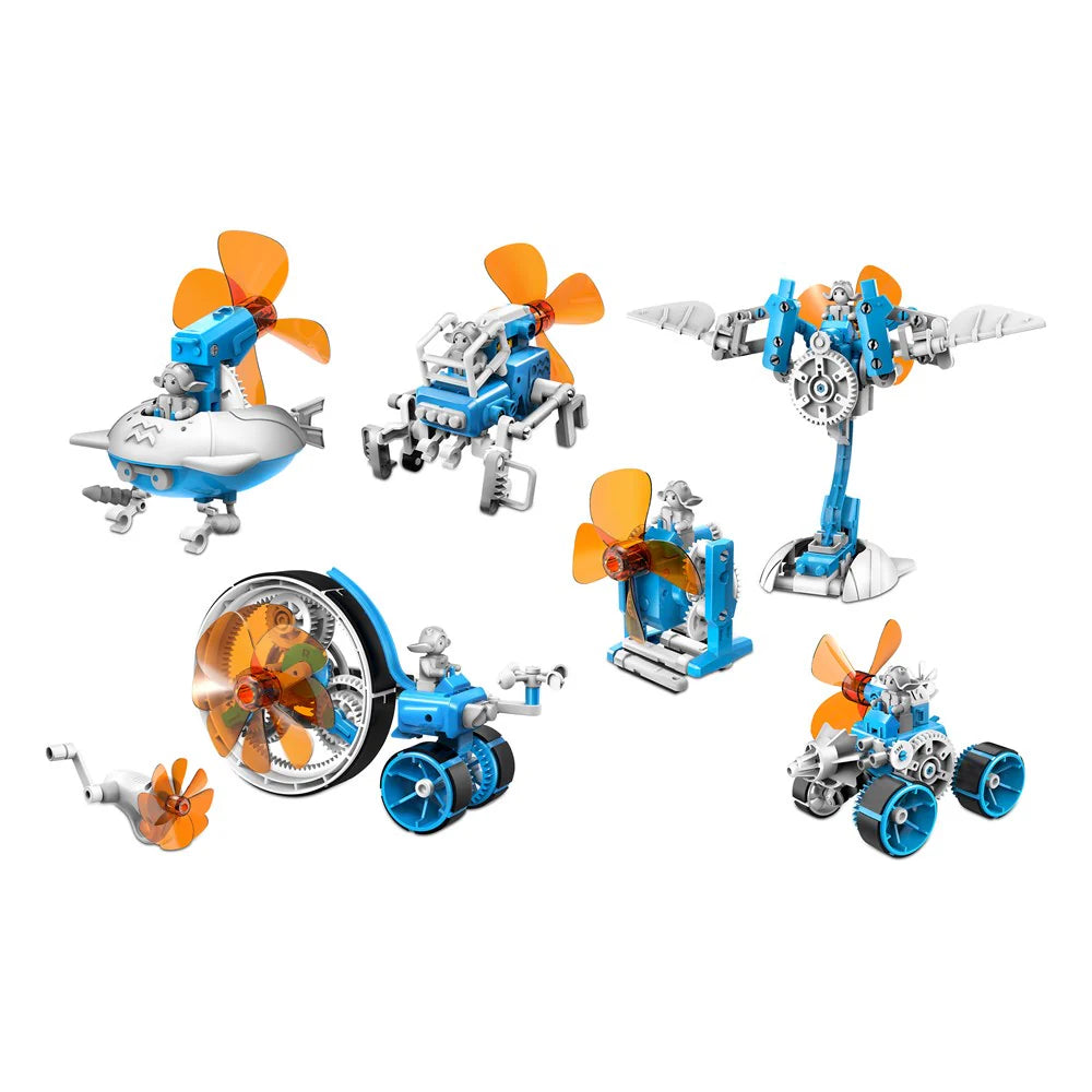 Wheely Wind-Powered Robot 6 in 1