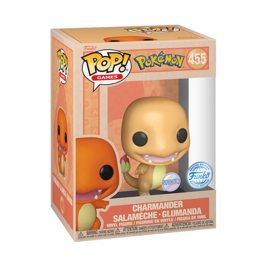 Funko Pop! Pokémon – Charmander (Pastel, Retro Series)