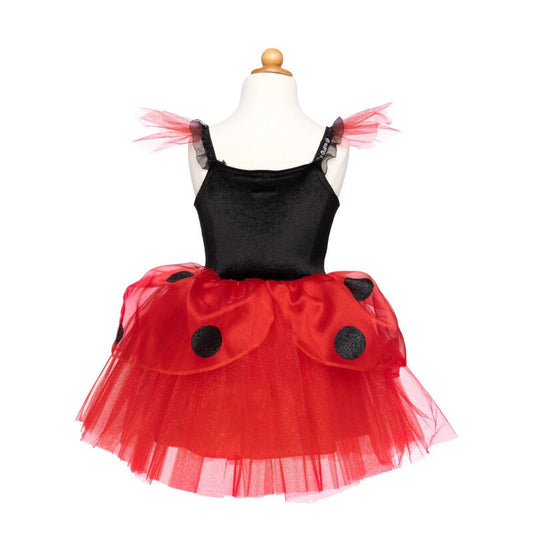 Lady Bug Dress & Headband Size 3-4
