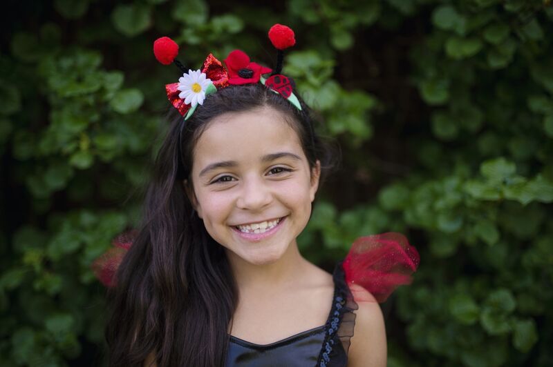 Lady Bug Dress & Headband Size 3-4